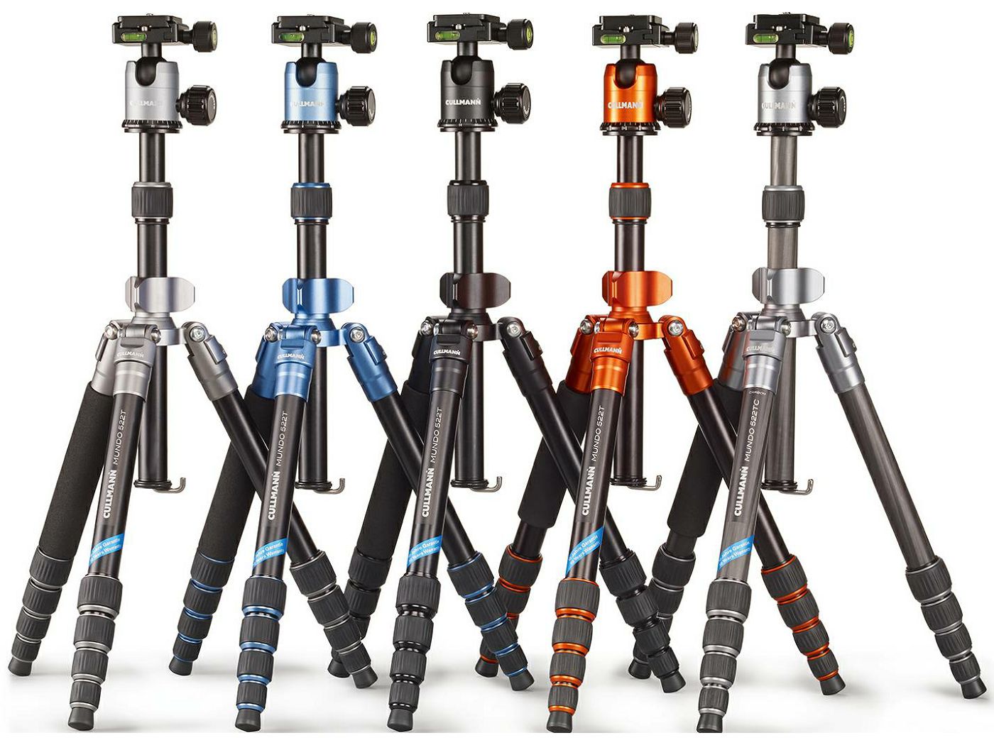 Cullmann Mundo 522T Orange 135.5cm 5kg Aluminium Travel tripod tronožac aluminijski stativ + kuglasta glava Ball Head (55452)