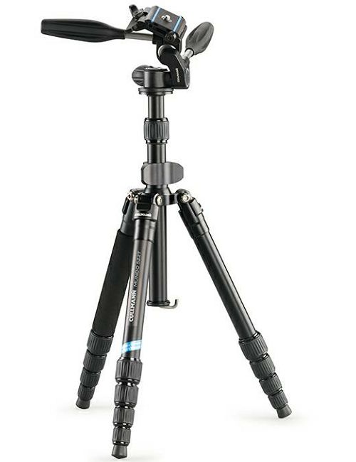 Cullmann Mundo 522T OT35 Black 135.5cm 5kg Aluminium tripod tronožac aluminijski stativ + 3-Way Head glava (55454)