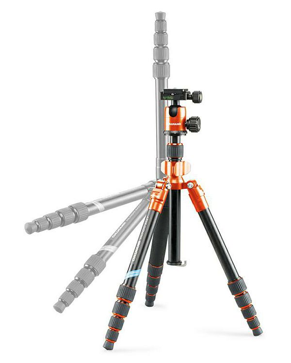 Cullmann Mundo 522T SmartKit Orange 135.5cm 5kg Aluminium Travel tripod tronožac aluminijski stativ + kuglasta glava Ball Head (55472)