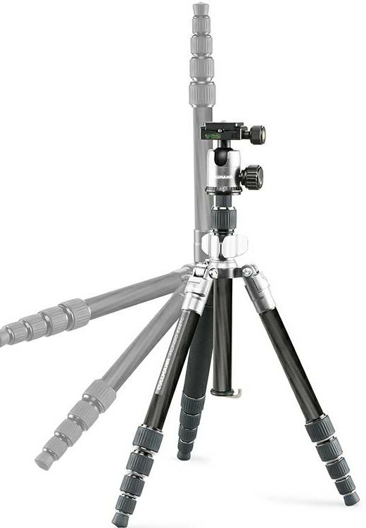 Cullmann Mundo 522TC Silver 135.5cm 5kg Carbon Travel tripod tronožac karbonski stativ + kuglasta glava Ball Head (55456)