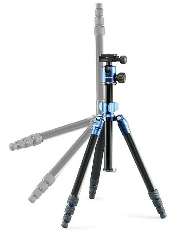 Cullmann Mundo 525M Blue 159.5cm 8kg Aluminium tripod tronožac aluminijski stativ s integriranim monopodom + kuglasta glava Ball Head (55463)