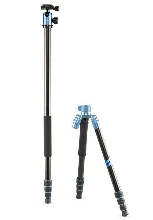 Cullmann Mundo 525M Blue 159.5cm 8kg Aluminium tripod tronožac aluminijski stativ s integriranim monopodom + kuglasta glava Ball Head (55463)