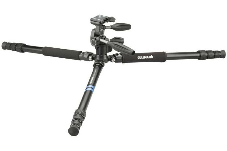 Cullmann Mundo 525M OT35 Black 159cm 6kg Aluminium tripod tronožac aluminijski stativ s integriranim monopodom + 3-Way Head glava (55464)