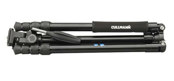 Cullmann Mundo 525M OT35 Black 159cm 6kg Aluminium tripod tronožac aluminijski stativ s integriranim monopodom + 3-Way Head glava (55464)