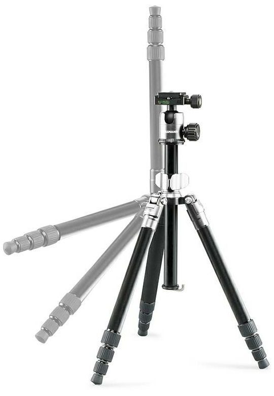 Cullmann Mundo 525M Silver 159.5cm 8kg Aluminium tripod tronožac aluminijski stativ s integriranim monopodom + kuglasta glava Ball Head (55461)