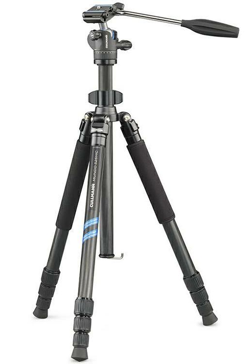 Cullmann Mundo 525MC OH2.5V Black 159cm 5kg Carbon tripod tronožac karbonski stativ s integriranim monopodom + kuglasta glava Ball Head (55469)