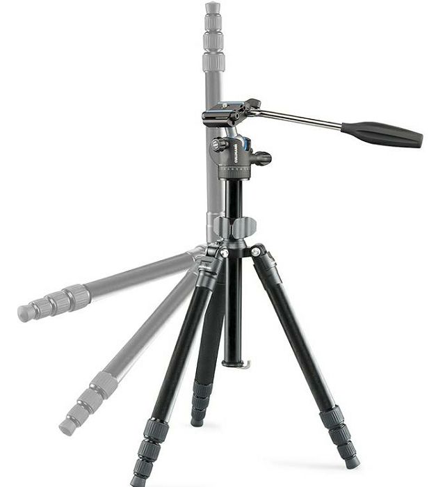 Cullmann Mundo 525MC OH2.5V Black 159cm 5kg Carbon tripod tronožac karbonski stativ s integriranim monopodom + kuglasta glava Ball Head (55469)