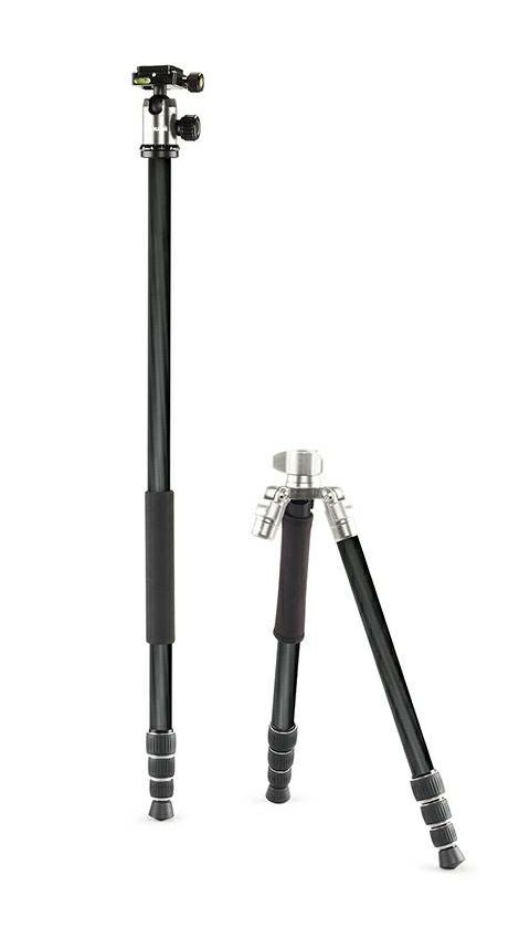 Cullmann Mundo 525MC SmartKit Silver 159.5cm 8kg Carbon tripod tronožac karbonski stativ s integriranim monopodom + kuglasta glava Ball Head (55486)