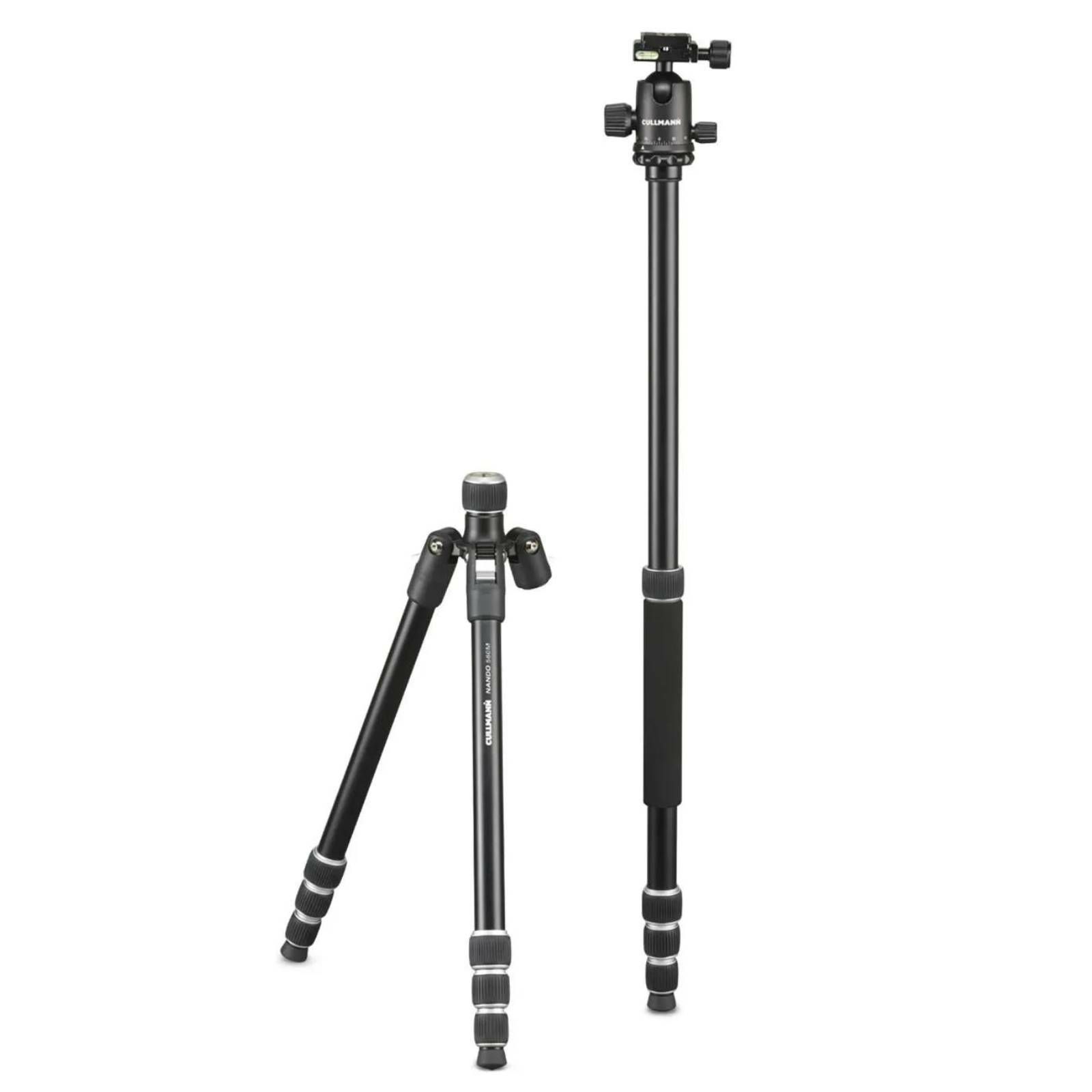 Cullmann Nando 560M RB8.5 Black-Silver tripod tronožac aluminijski stativ s integriranim monopodom + kuglasta glava Ball Head (52327)