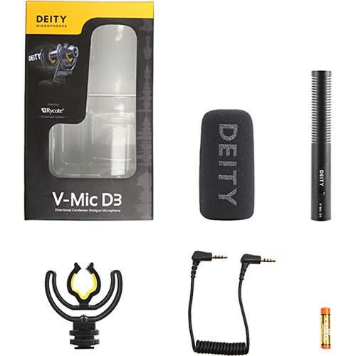 Deity V-Mic D3 Supercardioid On-Camera Shotgun Microphone with Rycote Suspension