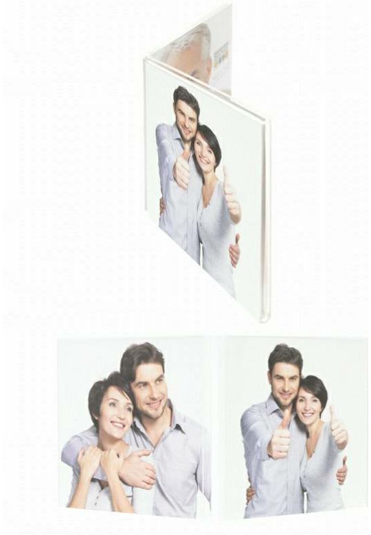 Deknudt S58RL2 H2V 2x5.5x8.6cm Resin Frame transparent plexi okvir za instax fotografije