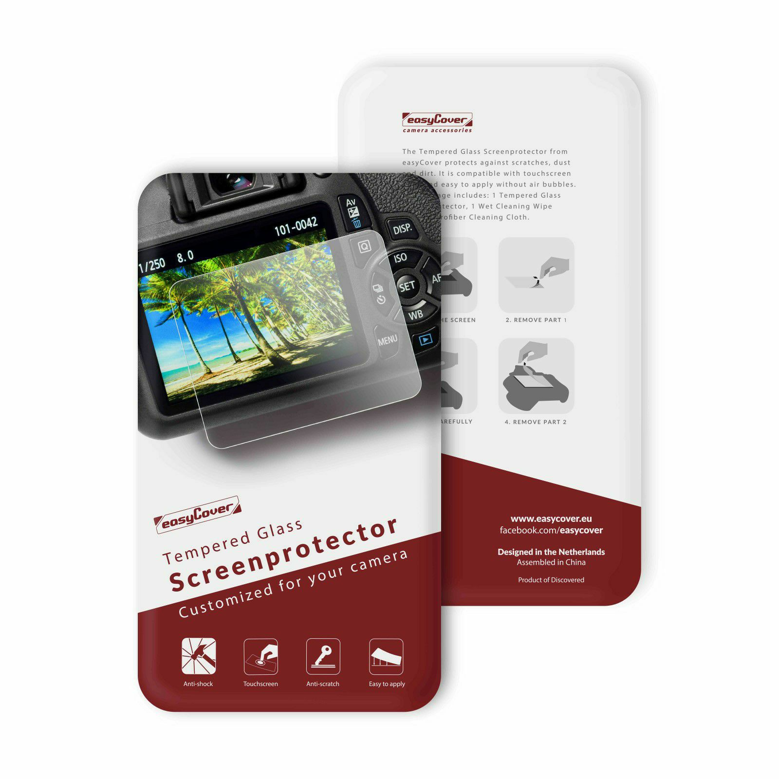 Discovered easyCover LCD Tempered Glass Screen protector zaštita ekrana za Canon EOS 6D (GSPC6D)