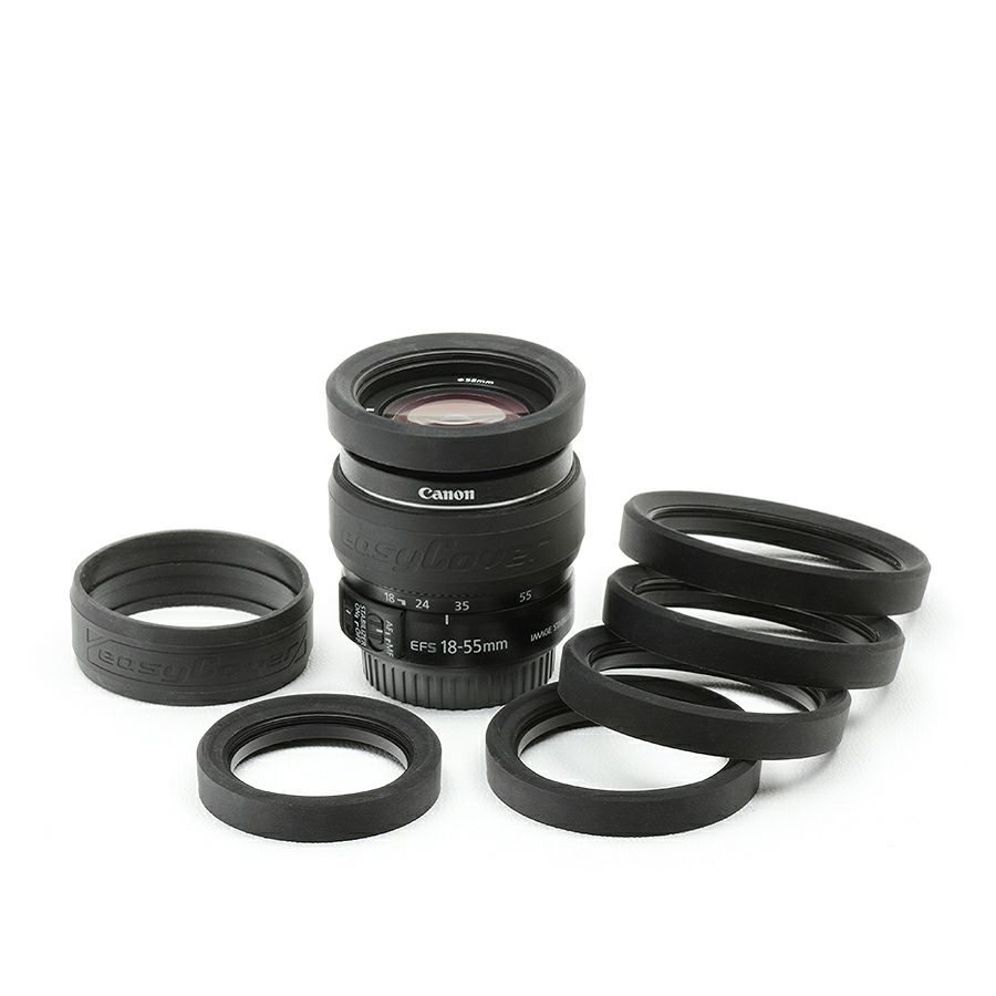 Discovered easyCover Lens Rims 52mm crni zaštitni gumeni prsten za objektive (ECLR52)