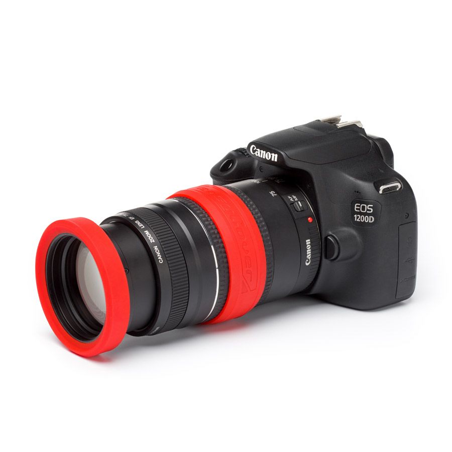 Discovered easyCover Lens Rims 62mm crveni zaštitni gumeni prsten za objektive (ECLR62R)