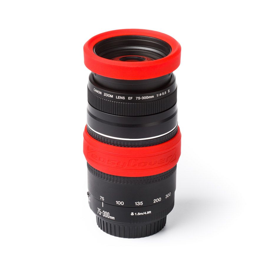 Discovered easyCover Lens Rims 62mm crveni zaštitni gumeni prsten za objektive (ECLR62R)