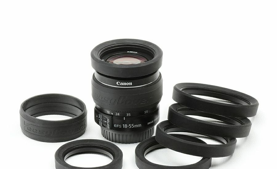 Discovered easyCover Lens rings in black crni fleksibilni zaštitni prsten za objektiv (One flexible size) (EC2LRB)