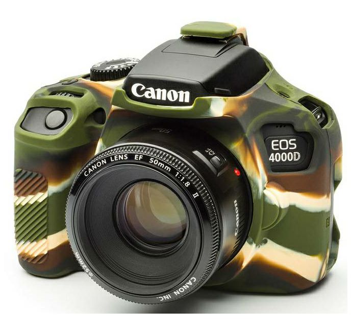 Discovered easyCover za Canon EOS 4000D Camouflage kamuflažno gumeno zaštitno kućište camera case (ECC4000DC)