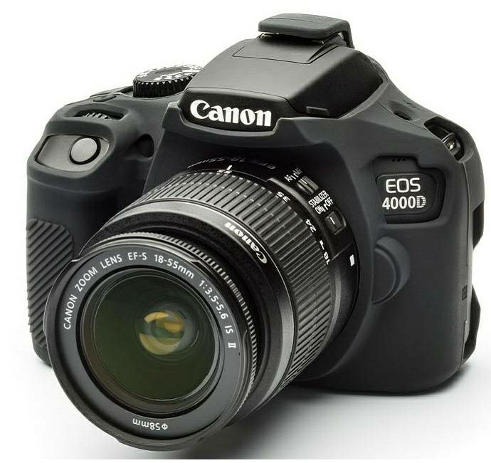 Discovered easyCover za Canon EOS 4000D Black crno gumeno zaštitno kućište camera case (ECC4000DC)