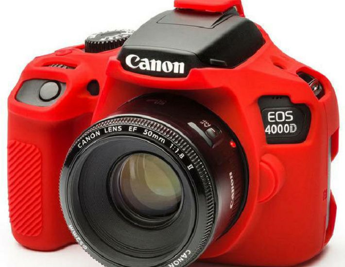 Discovered easyCover za Canon EOS 4000D Red crveno gumeno zaštitno kućište camera case (ECC4000DC)