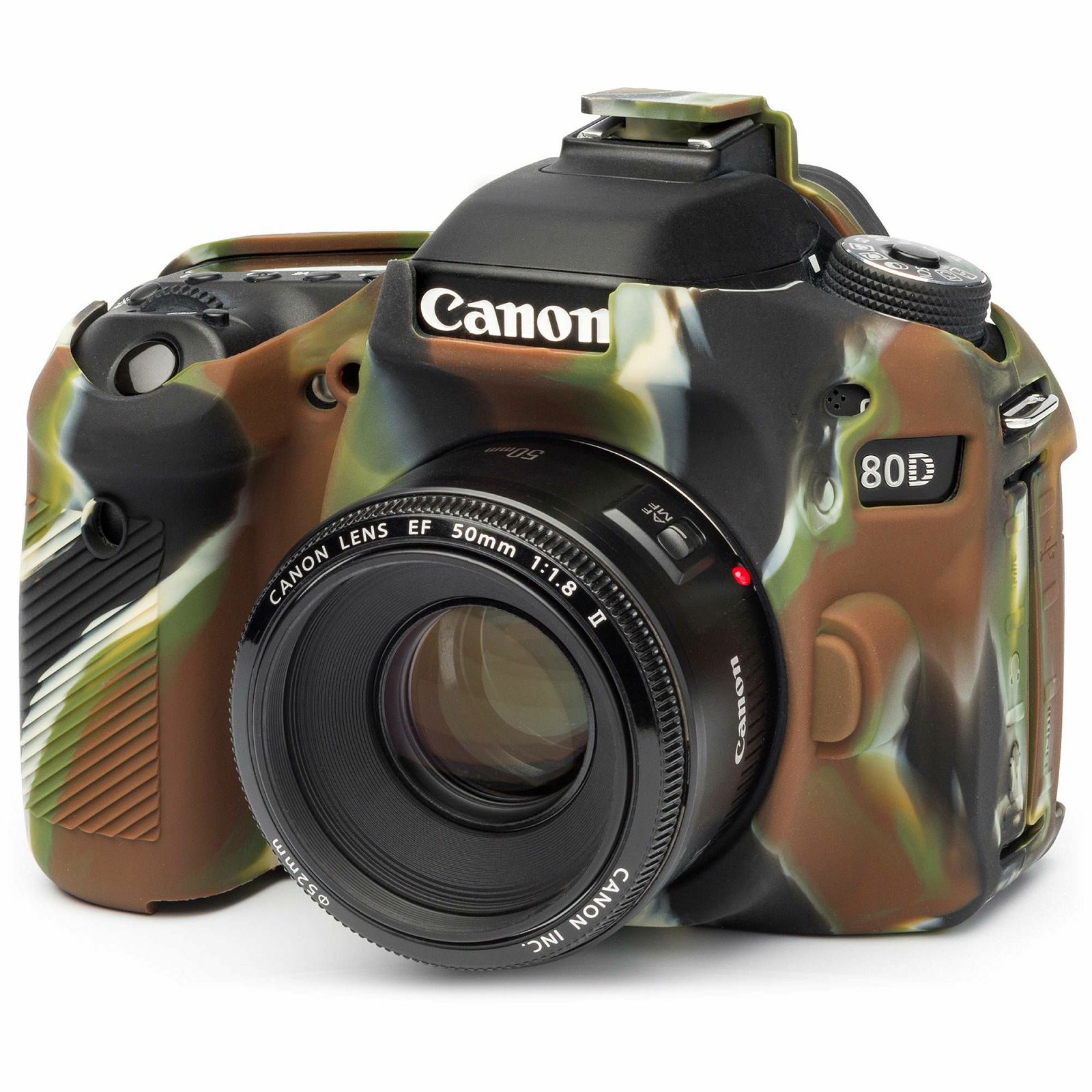 Discovered easyCover za Canon EOS 80D Camouflage kamuflažno gumeno zaštitno kućište camera case (ECC80DC)