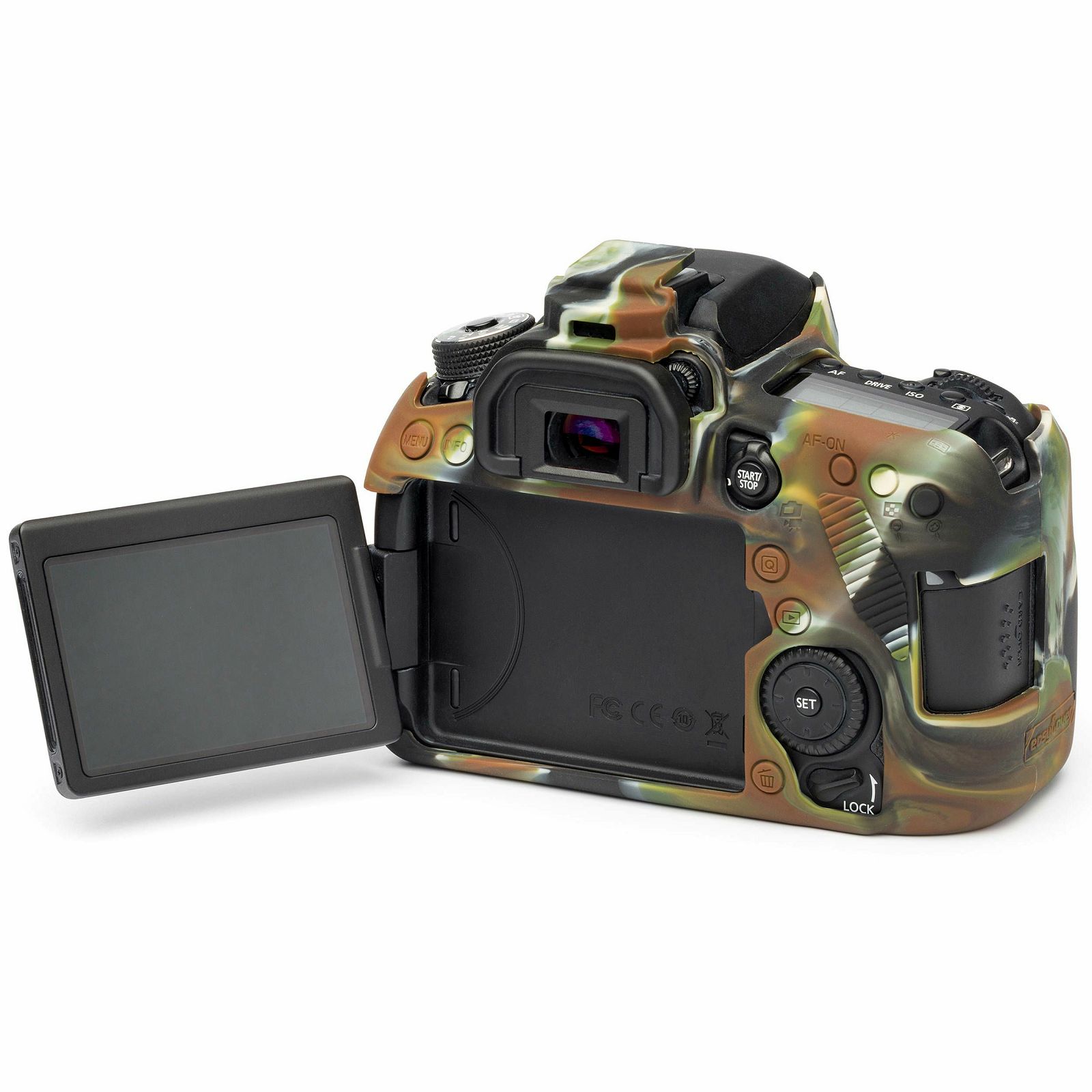 Discovered easyCover za Canon EOS 80D Camouflage kamuflažno gumeno zaštitno kućište camera case (ECC80DC)