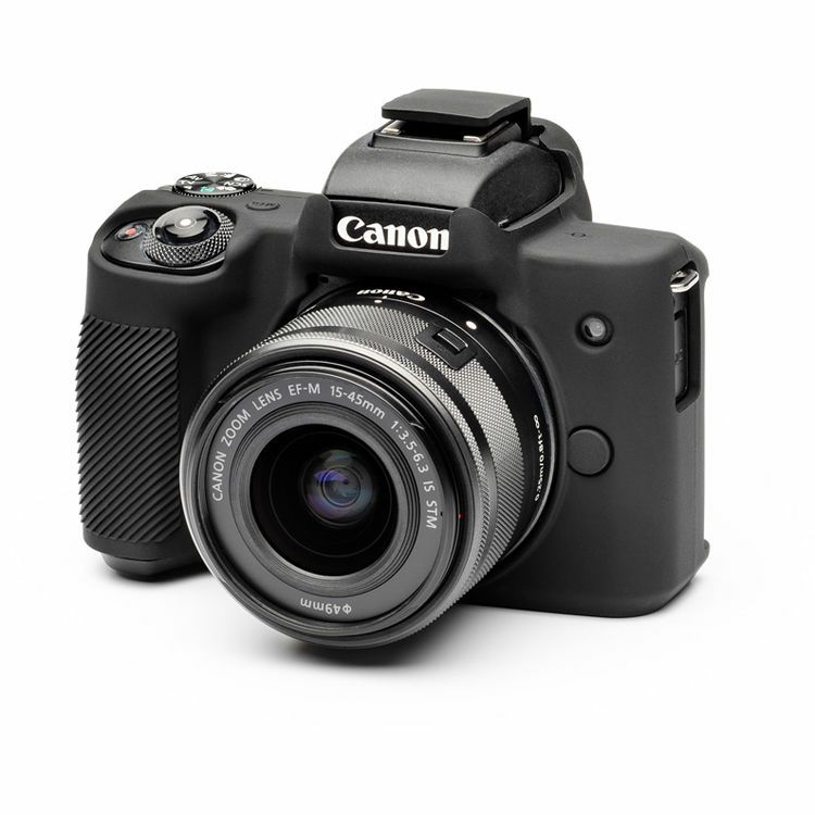 Discovered easyCover za Canon EOS M50 Black crno gumeno zaštitno kućište camera case (ECCM50B)
