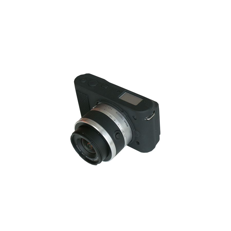 Discovered easyCover za Nikon 1 J1 J2 Black crno gumeno zaštitno kućište camera case
