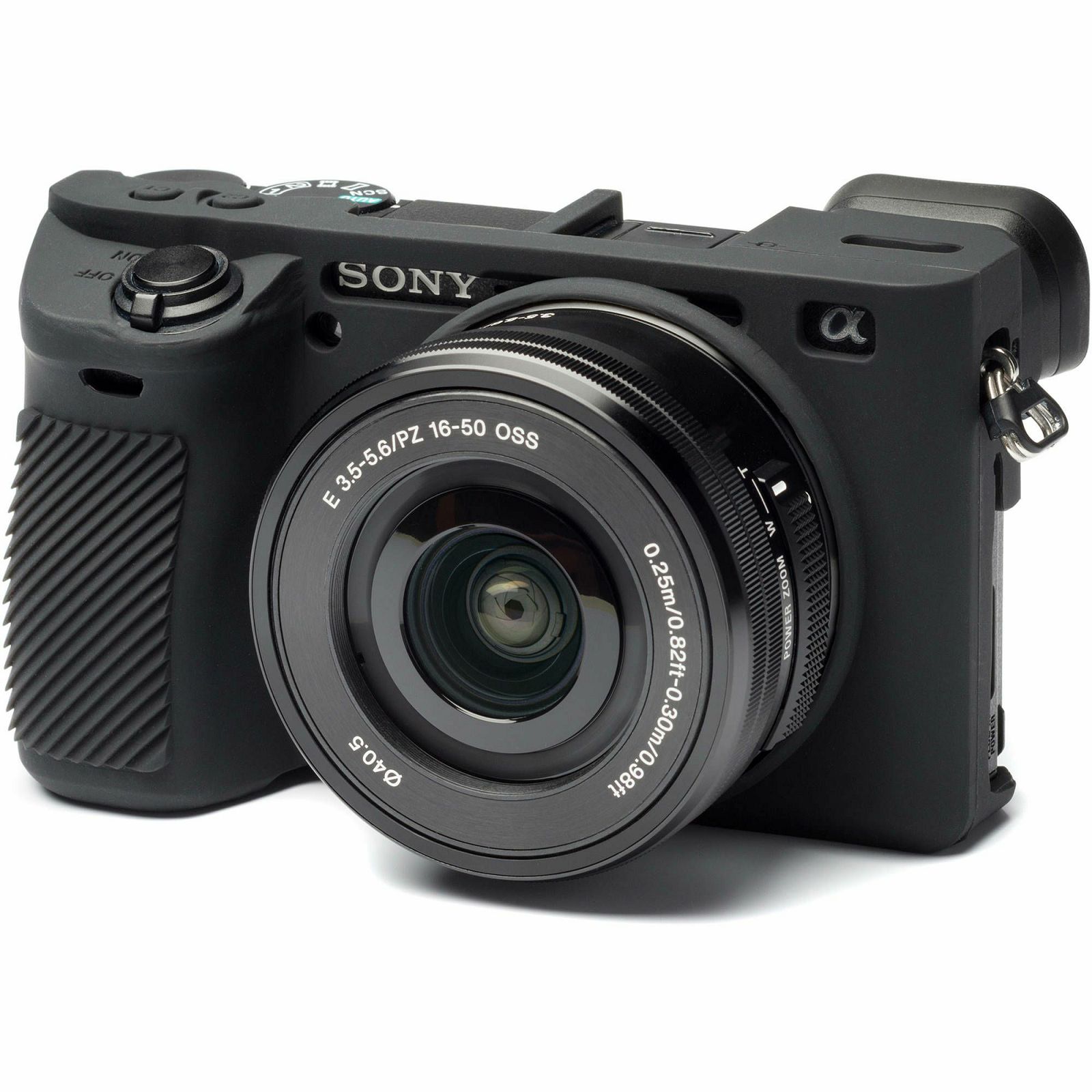 Discovered easyCover za Sony Alpha A6500 Black crno gumeno zaštitno kućište camera case (ECSA6500B)