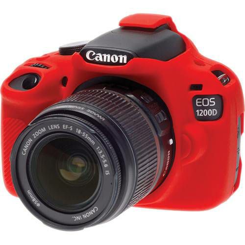 Discovered easyCover za Canon EOS 1200D crvena gumeno zaštitno kućište camera case (ECC1200DR)