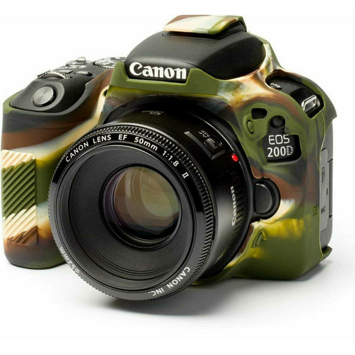 Discovered easyCover za Canon EOS 250D i 200D, SL3, SL2 Camouflage kamuflažno gumeno zaštitno kućište camera case (ECC200DC)