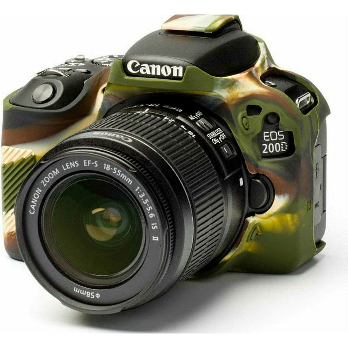 Discovered easyCover za Canon EOS 250D i 200D, SL3, SL2 Camouflage kamuflažno gumeno zaštitno kućište camera case (ECC200DC)