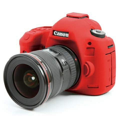 Discovered easyCover za Canon EOS 5D III 5DsR 5Ds crvena boja gumeno zaštitno kućište camera case (ECC5D3R)