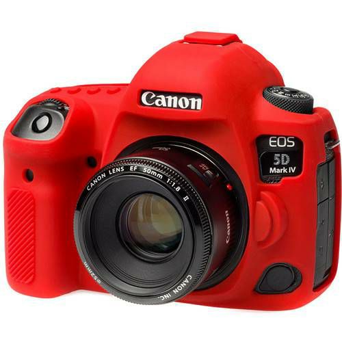 Discovered easyCover za Canon EOS 5D Mark IV Red gumeno zaštitno kućište camera case (ECC5D4R)