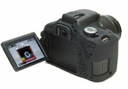 Discovered easyCover za Canon EOS 600D Black crno gumeno zaštitno kućište camera case (ECC600DB)