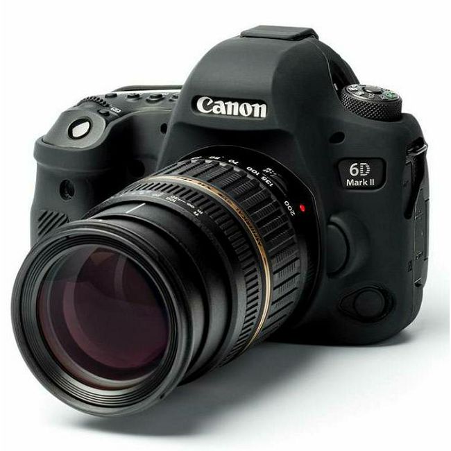 Discovered easyCover za Canon EOS 6D Mark II Black crno gumeno zaštitno kućište camera case (ECC6D2B)