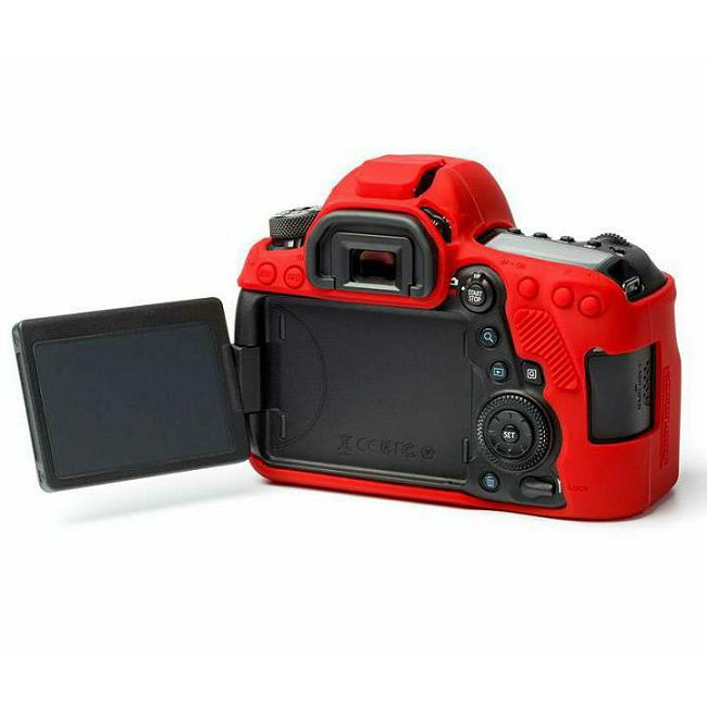 Discovered easyCover za Canon EOS 6D Mark II Red crveno gumeno zaštitno kućište camera case (ECC6D2R)