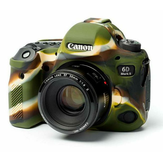 Discovered easyCover za Canon EOS 6D Mark II Camouflage kamuflažno gumeno zaštitno kućište camera case (ECC6D2C)