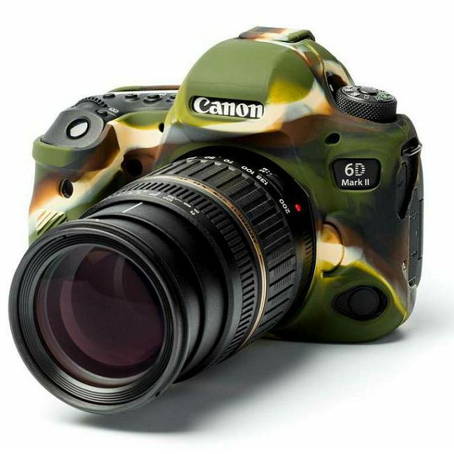 Discovered easyCover za Canon EOS 6D Mark II Camouflage kamuflažno gumeno zaštitno kućište camera case (ECC6D2C)