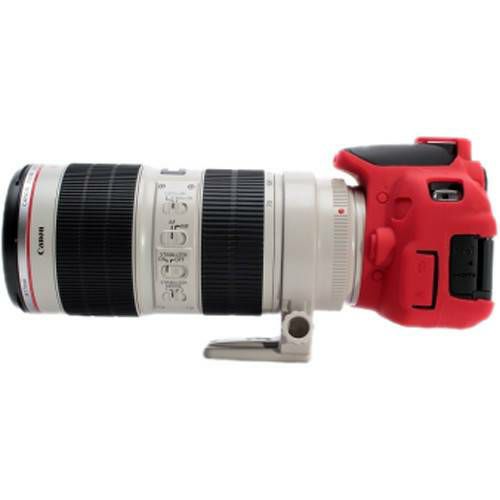 Discovered easyCover za Canon EOS 700D i 650D crvena gumeno zaštitno kućište camera case (ECC650DR)