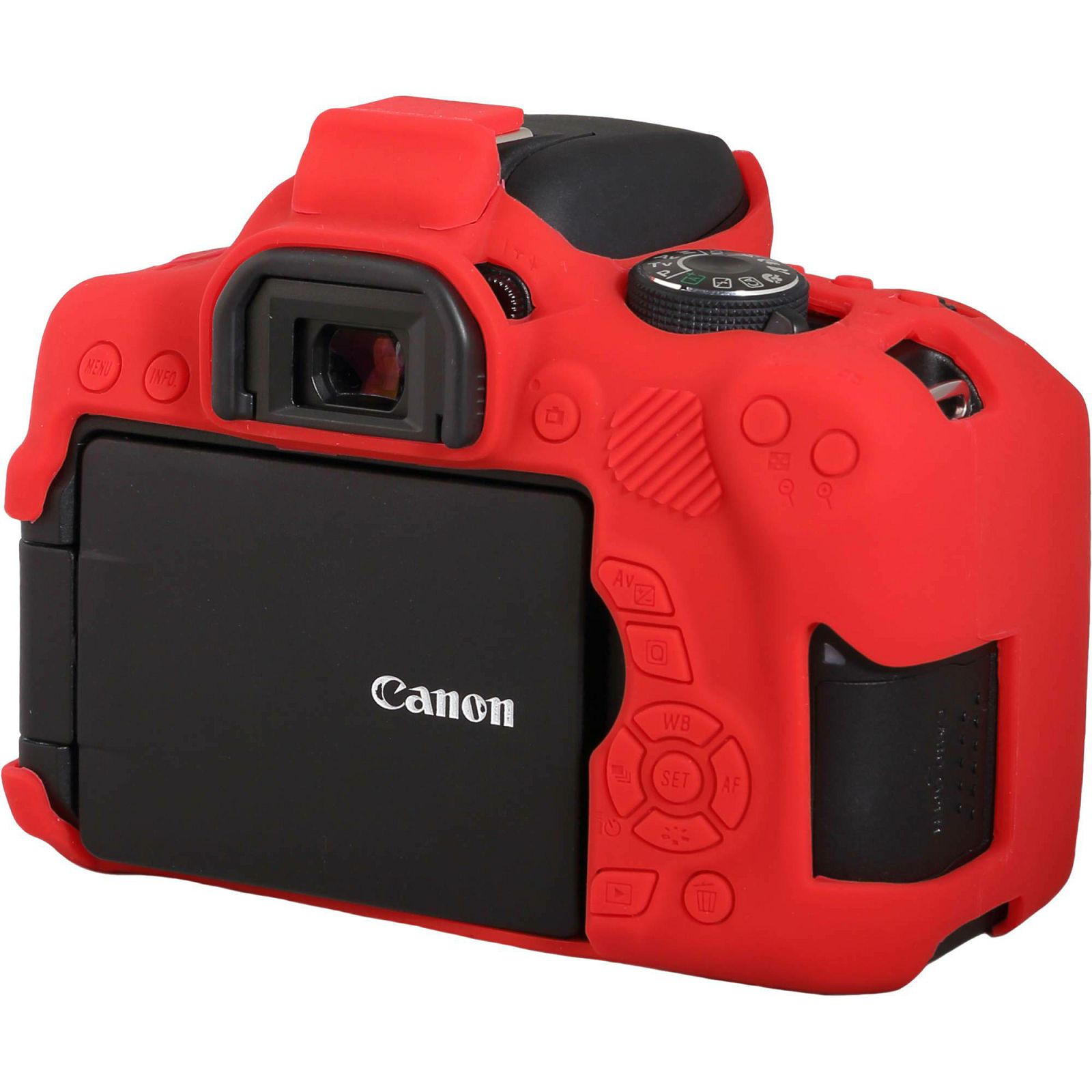 Discovered easyCover za Canon EOS 750D crvena boja Red gumeno zaštitno kućište (ECC750DR)