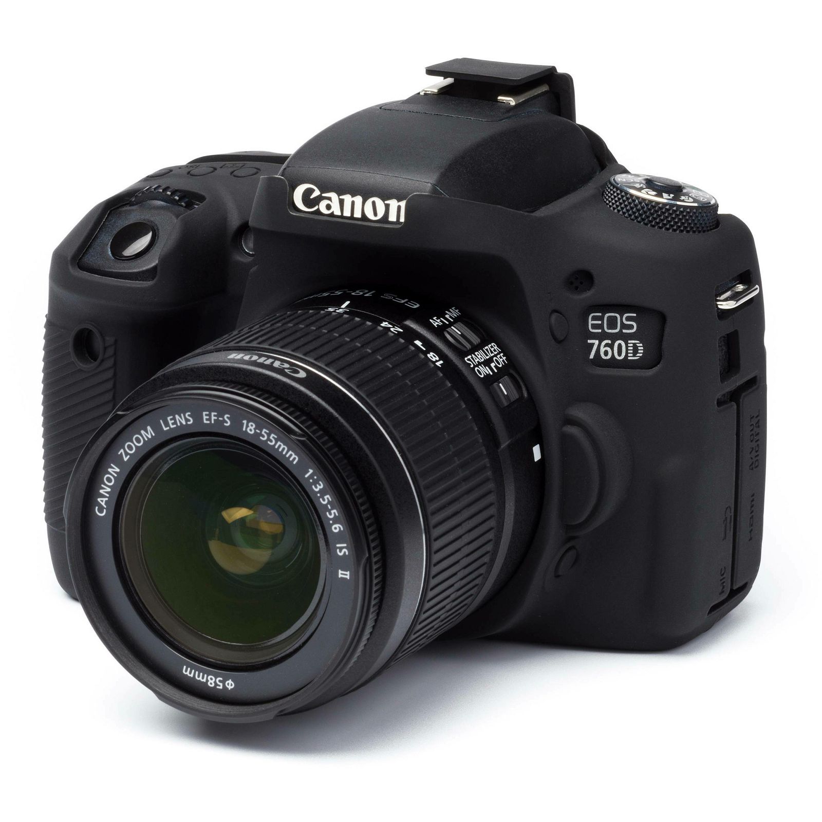 Discovered easyCover za Canon EOS 760D Black crno gumeno zaštitno kućište camera case (ECC760DB)
