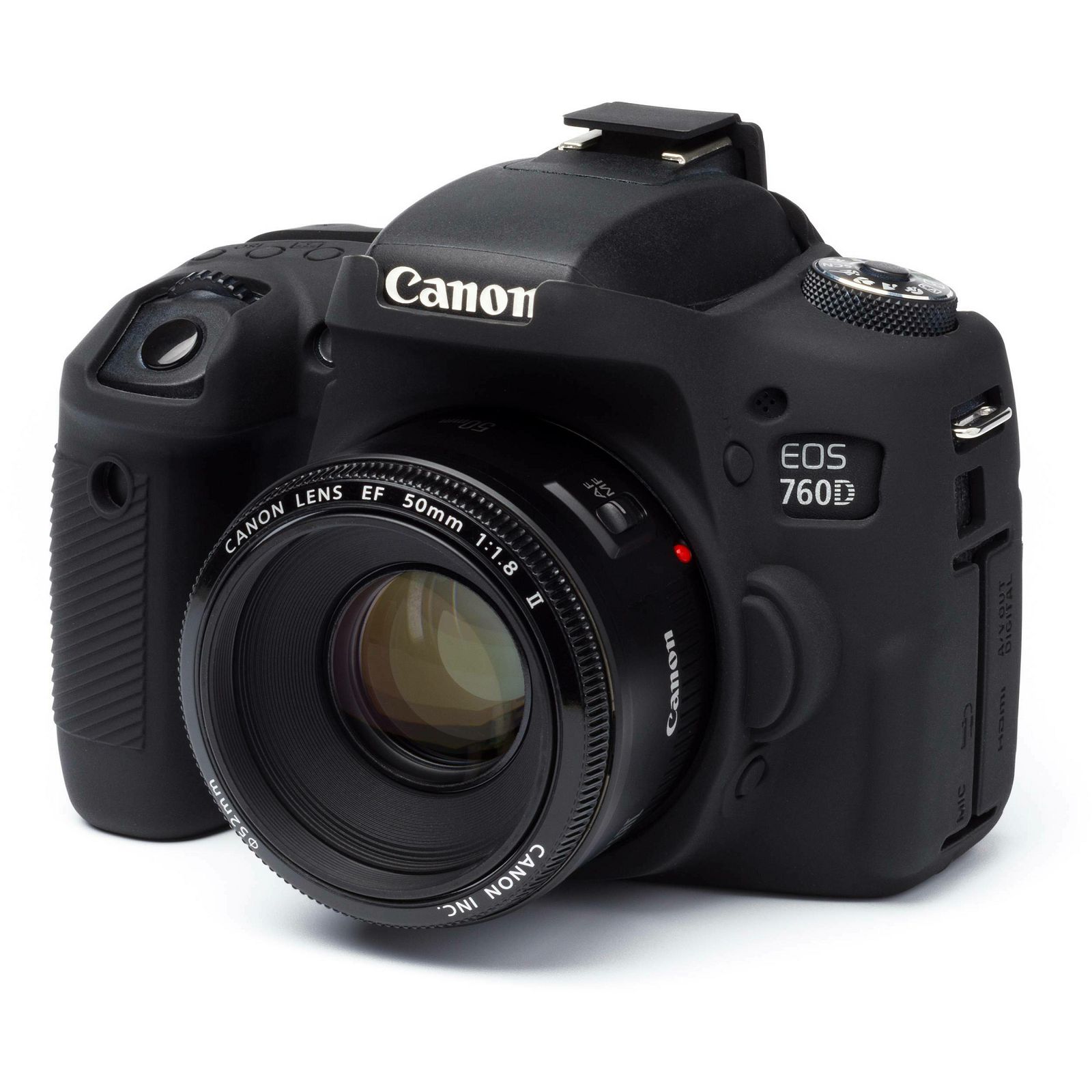Discovered easyCover za Canon EOS 760D Black crno gumeno zaštitno kućište camera case (ECC760DB)