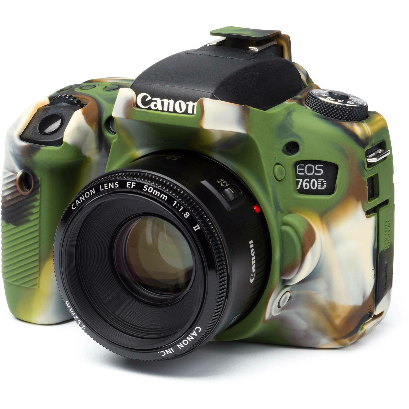 Discovered easyCover za Canon EOS 760D Camouflage kamuflažno gumeno zaštitno kućište camera case (ECC760DC)