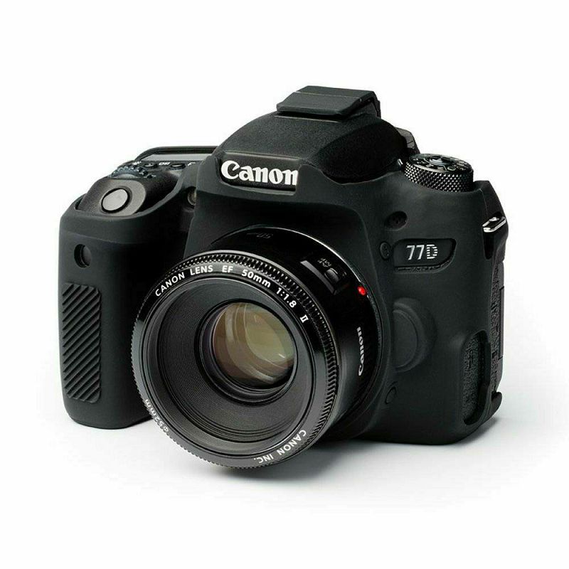 Discovered easyCover za Canon EOS 77D Black crno gumeno zaštitno kućište camera case (ECC77DB)