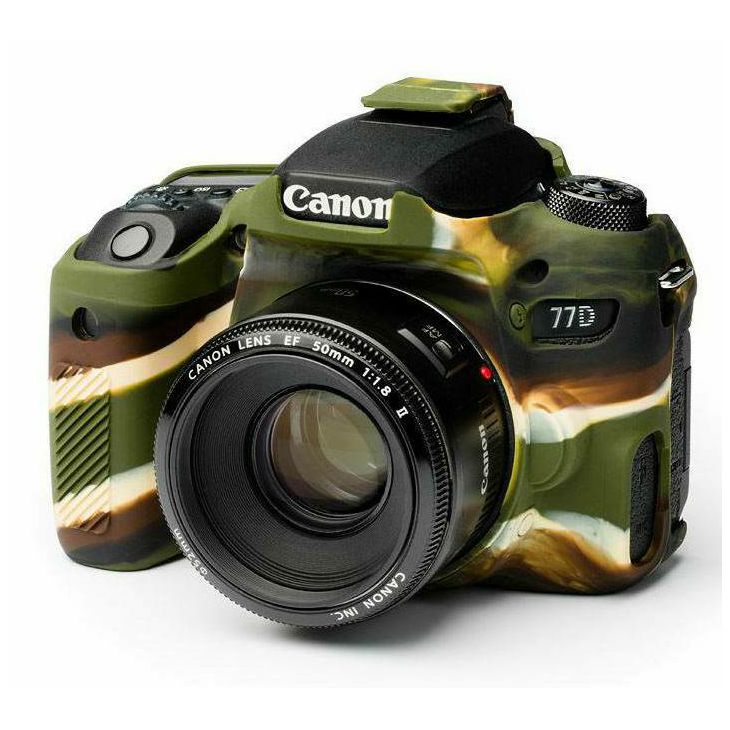 Discovered easyCover za Canon EOS 77D Camouflage kamuflažno gumeno zaštitno kućište camera case (ECC77DC)