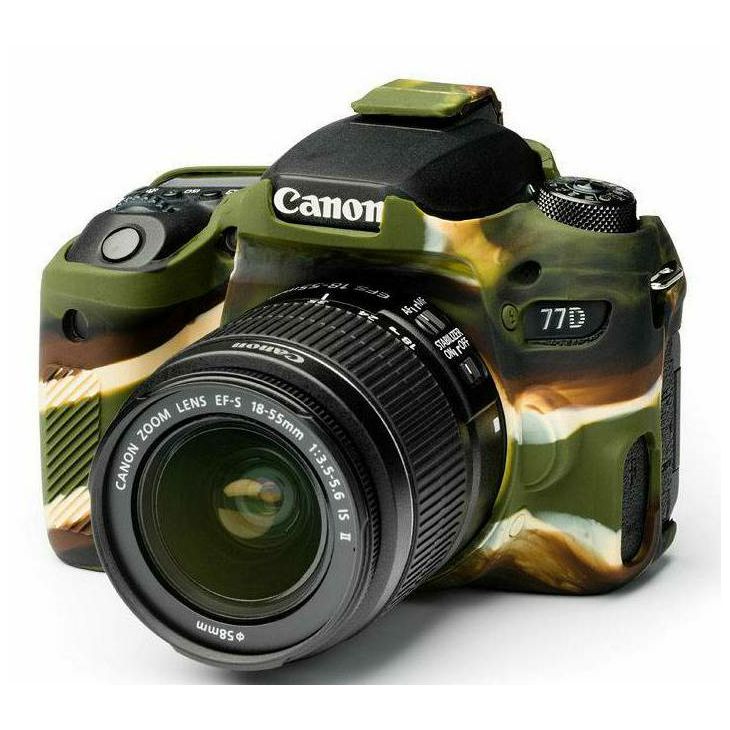 Discovered easyCover za Canon EOS 77D Camouflage kamuflažno gumeno zaštitno kućište camera case (ECC77DC)