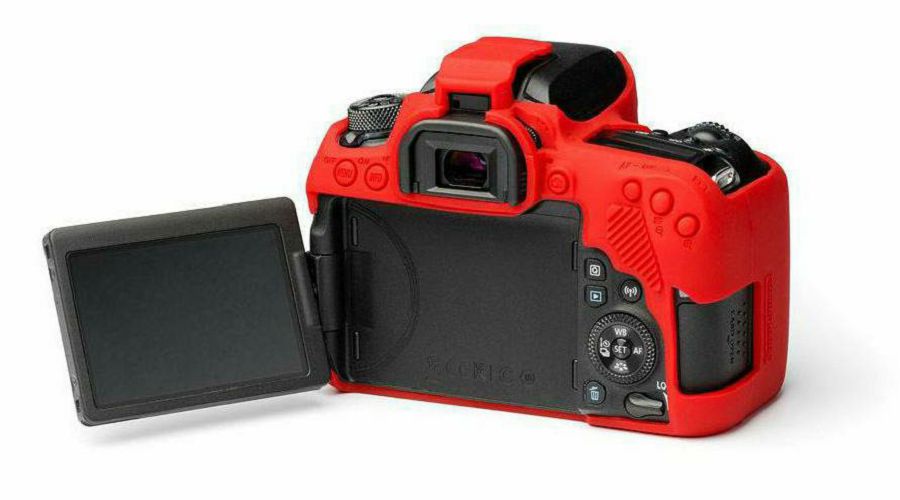 Discovered easyCover za Canon EOS 77D Red crveno gumeno zaštitno kućište camera case (ECC77DR)