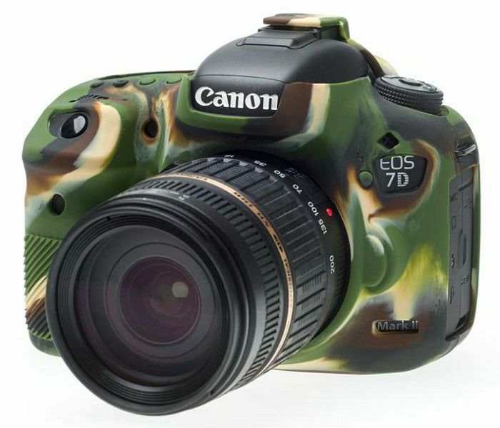 Discovered easyCover za Canon EOS 7D Mark II Camouflage kamuflažno gumeno zaštitno kućište camera case (ECC7D2C)