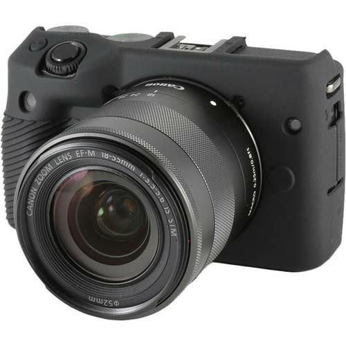 Discovered easyCover za Canon EOS M3 Black crno gumeno zaštitno kućište camera case (ECCM3B)