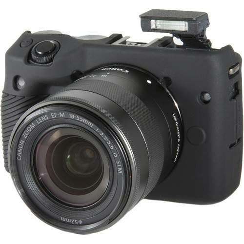 Discovered easyCover za Canon EOS M3 Black crno gumeno zaštitno kućište camera case (ECCM3B)